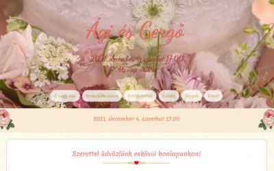 Esküvői fotókat az esküvői weblapra